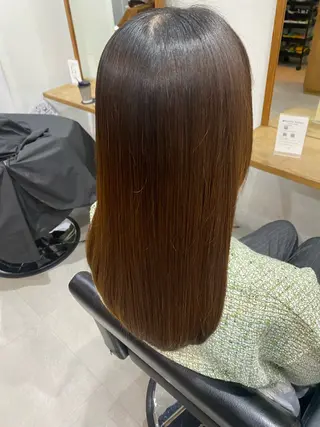 セミロング 銀座⚜️【脱白髪染め 美髪矯正】トグチのヘアスタイル