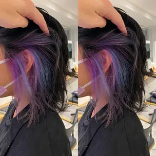 ショート カラー JILBLAN京都 ショート/ハイライトのヘアスタイル