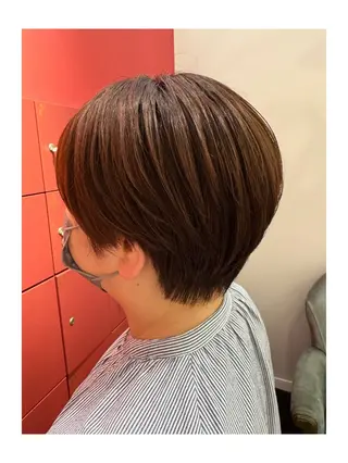 ショート bambi所属・小楠 菜美のヘアスタイル