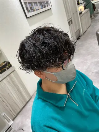 ショート パーマ メンズ Reginavita栄所属・メンズ特化/ 本日空き○/岡本一真のヘアスタイル