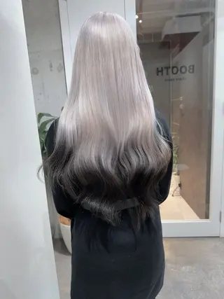 カラー VEGA天神 ブリーチのヘアスタイル