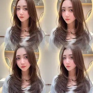 ロング カラー レイヤー❣️縮毛矯正 川村利幸のヘアスタイル