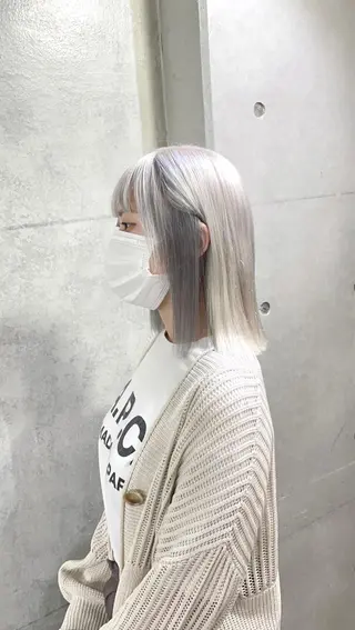 ショート カラー 髪質改善/ブリーチ /長山遼太郎のヘアスタイル