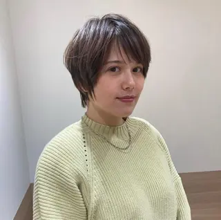 ショート カラー icie所属・大阪ヴィーガンサロン KANAKOのヘアスタイル