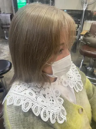 ショート カラー ハイトーンカラー🩵 耳ツボジュエリー👂のその他イメージ