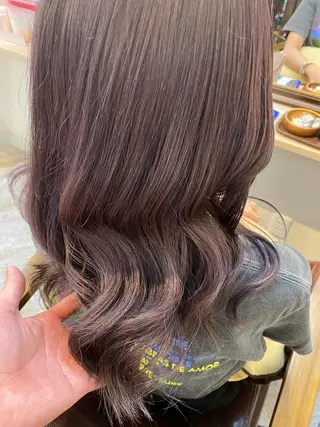 セミロング カラー 🌼アニヤ スズ🌼のヘアスタイル