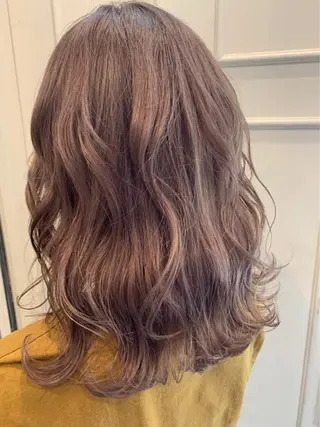 ミディアム カラー 🫟Blanco🫟 Color&Careのヘアスタイル