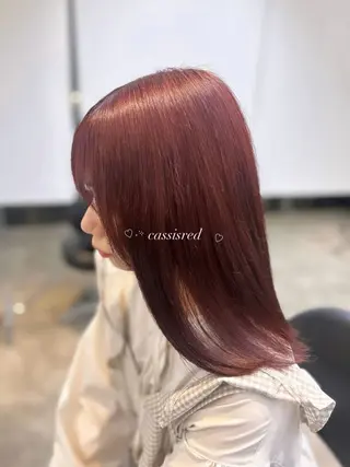 カラー 透明感カラー୨୧ 松山理桜🩰˖ ࣪⊹のヘアスタイル