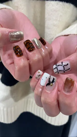 ネイル 平野葵🎀 hair/nailのネイルデザイン