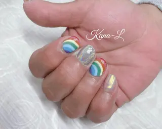 カラー ネイル 芦辺 香奈のネイルデザイン