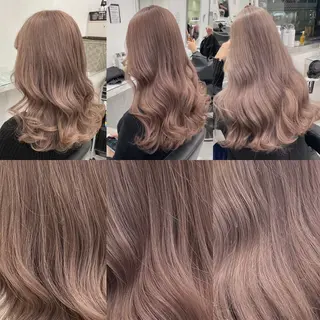 ロング 艶感ミルクティー🤍 色落ち綺麗🤍ともやのヘアスタイル