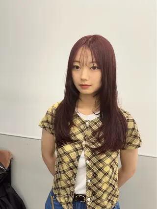 ロング カラー GO TODAY シェアサロン 町田店所属・韓国ヘア🇰🇷 スズキのヘアスタイル