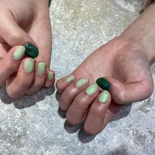 ネイル Amber21.所属・Nagahama Akariのネイルデザイン