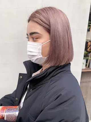 ショート カラー ヘアアレンジ yuka .のヘアスタイル