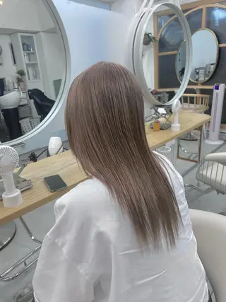 ロング カラー メンズ soi所属・ケアブリーチ/ツヤ髪 /ハイトーン/西村のヘアスタイル