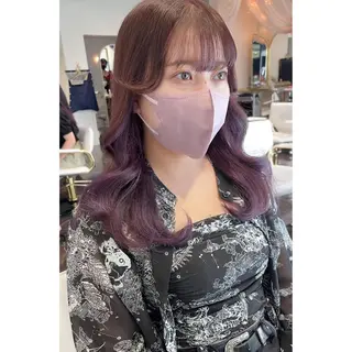 セミロング カラー LOTTA CUCCI所属・miyu /トレンド カラー×艶髪のヘアスタイル