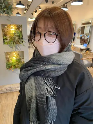 ミディアム カラー 🌿 Y U Iのヘアスタイル