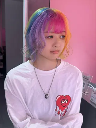 ショート ブリーチカラー 特化/MAHIROのヘアスタイル