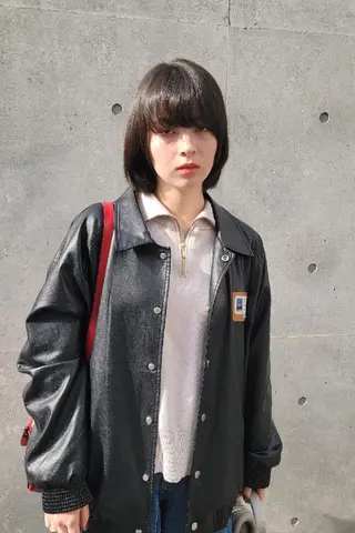 カラー ミディアム OMA 片岸 信征のヘアスタイル