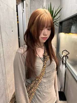 ロング カラー yuuna/ ハッシュカット🎀のヘアスタイル