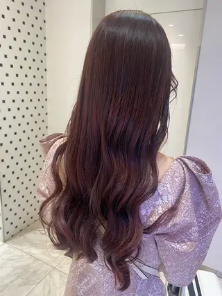 ロング カラー マンツーマン施術🫧 アレンジ/RINAのヘアスタイル