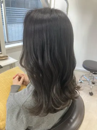 ミディアム カラー 韓国風⭐️くびれヘア 🍀高津かえでのヘアスタイル