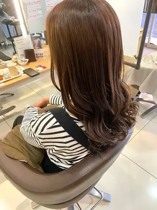 ミディアム カラー 波巻き/メンズ/ ショート/☆いとみなのヘアスタイル