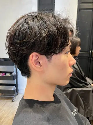 ショート パーマ メンズ amie高崎所属・高崎メンズパーマ 髪質改善TAKEのヘアスタイル