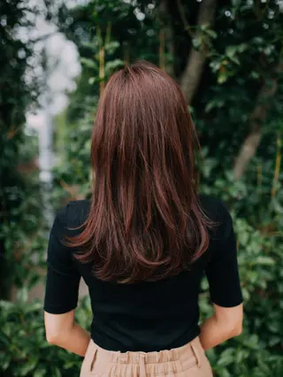 ロング 福島 浩司のヘアスタイル