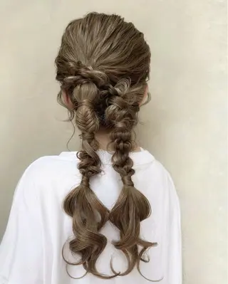 セミロング カラー hair make applause.所属・小賀 栞奈のヘアスタイル