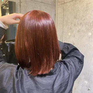 カラー 透明感/韓国風 🤍moeka🤍のヘアスタイル