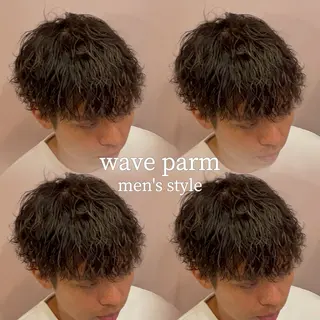 メンズ 夏向/ハイトーン /パーマのヘアスタイル
