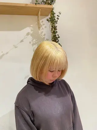 カラー ブリーチ/eye/ カット/ココミ🧚のヘアスタイル