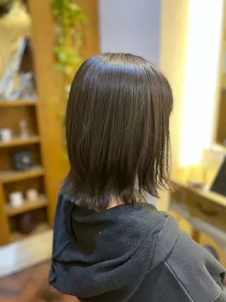 ミディアム ナチュラル🧡可愛い MINAMIのヘアスタイル