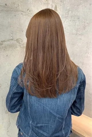 カラー ✨透明感カラー🫧 れんのヘアスタイル