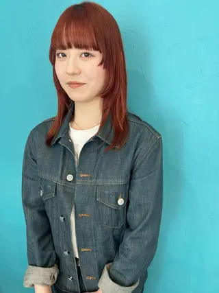 セミロング 千葉 郁也のヘアスタイル