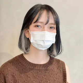 ショート カラー 🤍髪質改善➕透明感 カラー🤍川上葵のヘアスタイル