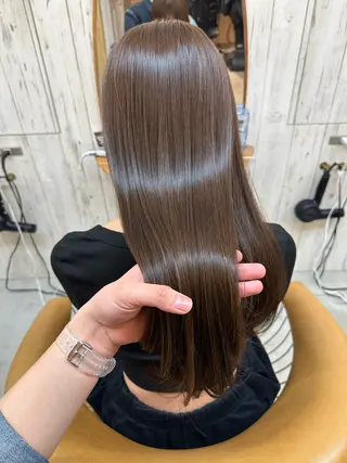 ロング 髪質改善✨縮毛矯正 ショートボブ/ともきのヘアスタイル