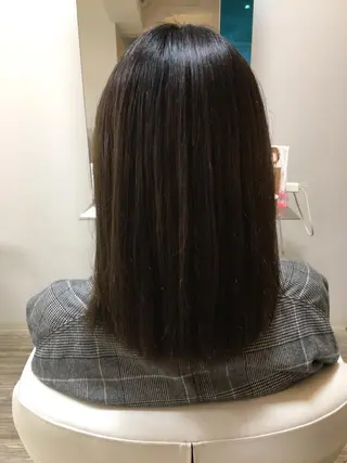 セミロング カラー NATSUKI💟 EARTH二俣川のヘアスタイル