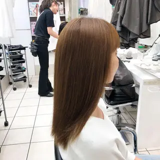 ミディアム カラー メンズ特化 刈り上げない/金井のヘアスタイル