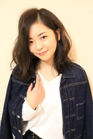 ミディアム カラー [店長]加地 峻のヘアスタイル