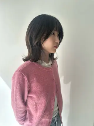 ミディアム カラー エスポワール所属・YUSHI HORIUCHIのヘアスタイル