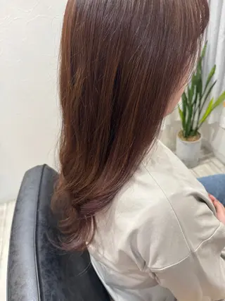 ロング カラー Az所属・Az ながいりかのヘアスタイル