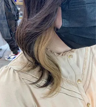 カラー 🌸星名 萌々🌸 Recharme新保のヘアスタイル