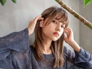 セミロング カラー 🉐レイヤー/塩見 弘樹🉐渋谷のヘアスタイル