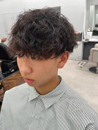パーマ メンズ 🍐シャドウパーマ メンズ特化/守岡🍐のヘアスタイル
