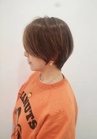 ショート カラー 齋藤 愛美/ 大人女性のショートのヘアスタイル