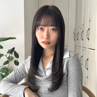 ロング ‎‎🤍りな/透明感 似合わせカット‎🤍のヘアスタイル