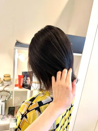 ミディアム カラー ヘアアレンジ ueki ayaneのヘアスタイル