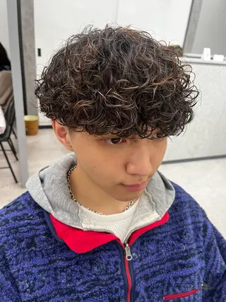 パーマ メンズ 🍐シャドウパーマ メンズ特化/守岡🍐のヘアスタイル